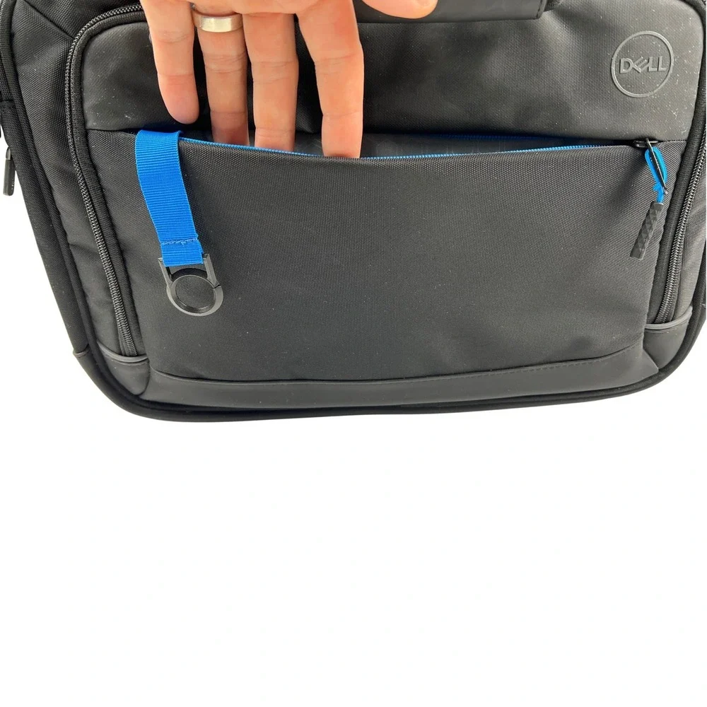 Dell Laptop‎ Bag Briefcase Black Padded Computer Case Shoulder Strap NWOT
